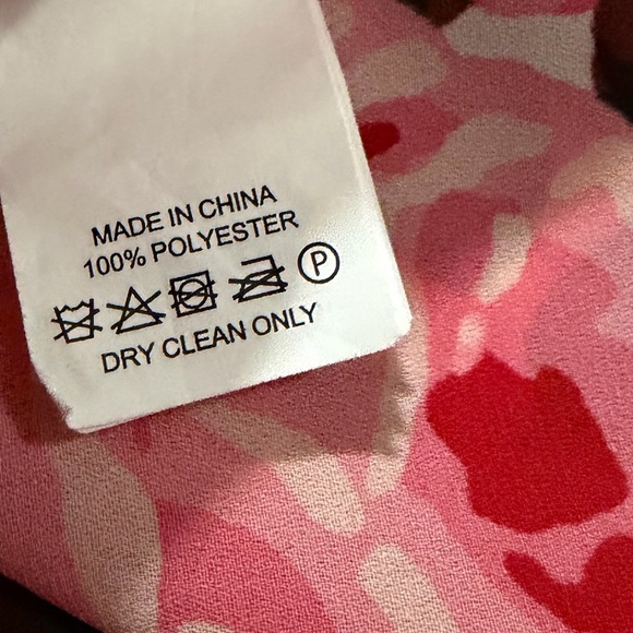 Kate Spade Pink Floral Rose Button Down Blouse - Picture 9 of 9